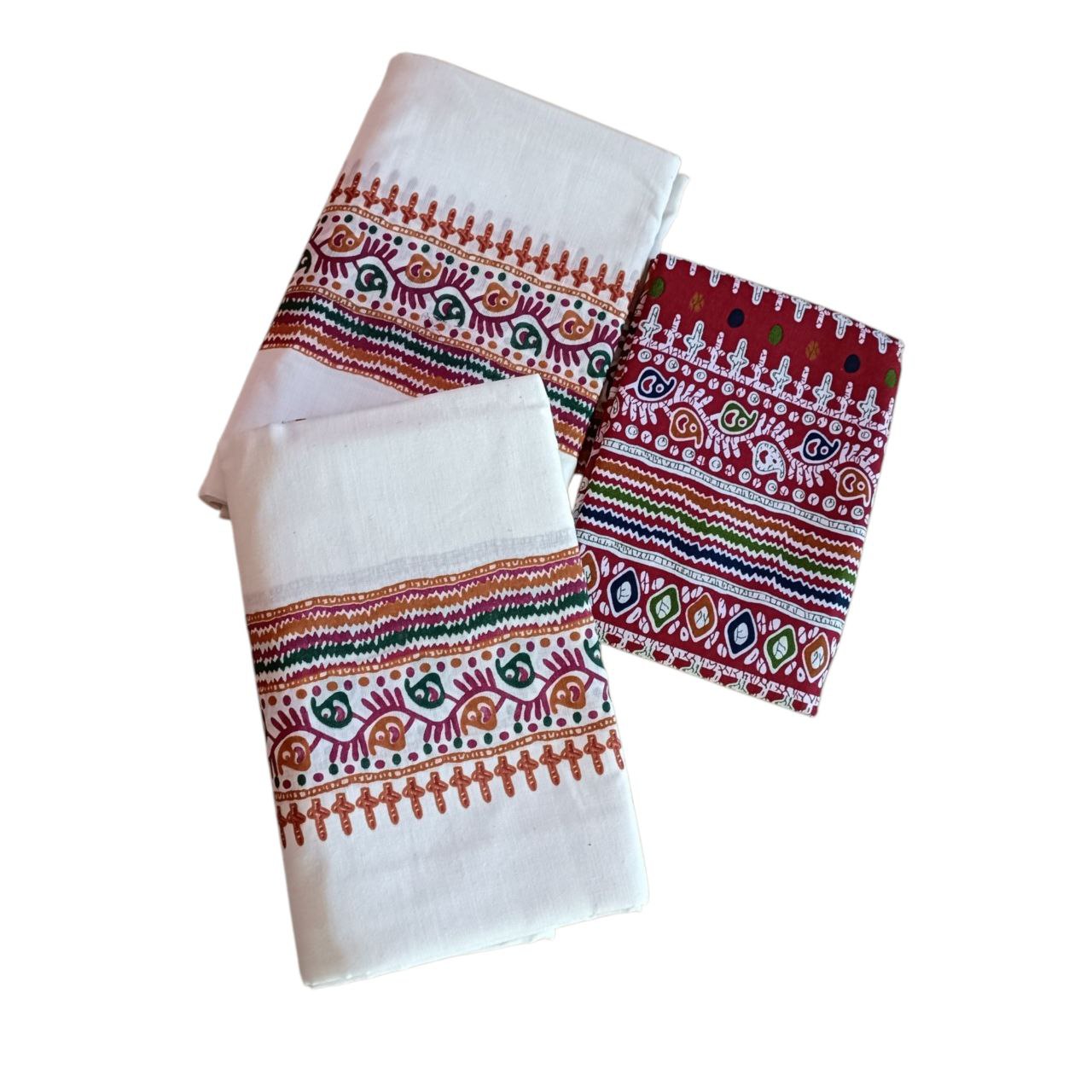 Kerala Traditional Cotton Setmundu