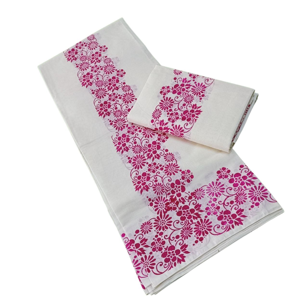 Womens Kerala Traditional Kuthampully Set mundu