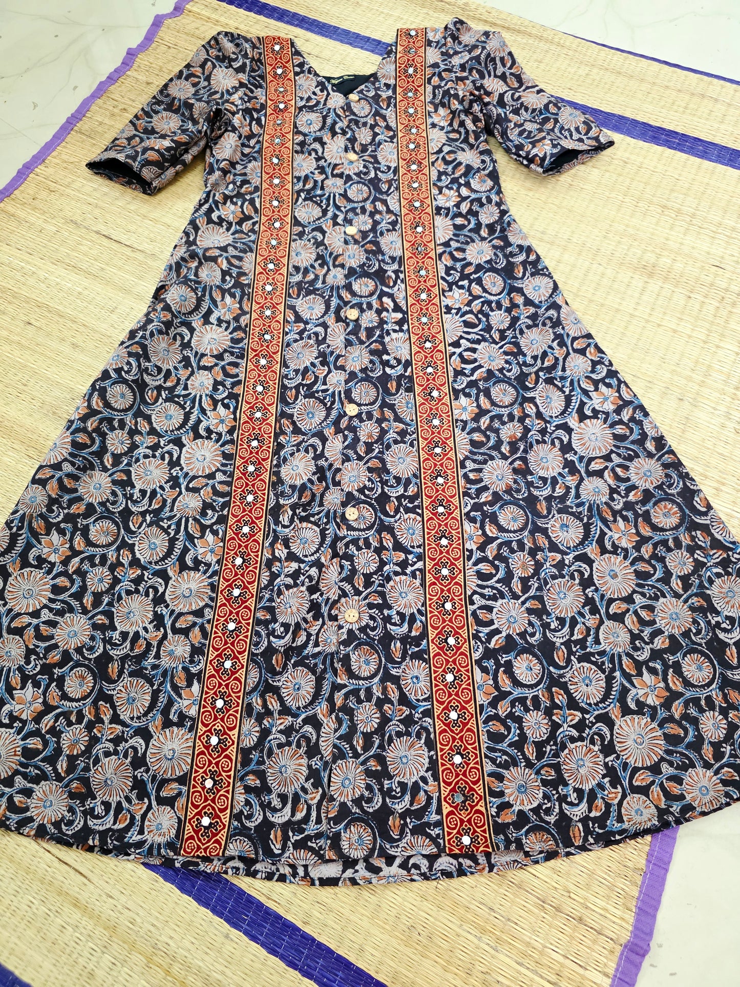 KALAMKARI FRONT SLIT KURTI [MCKALAM01]
