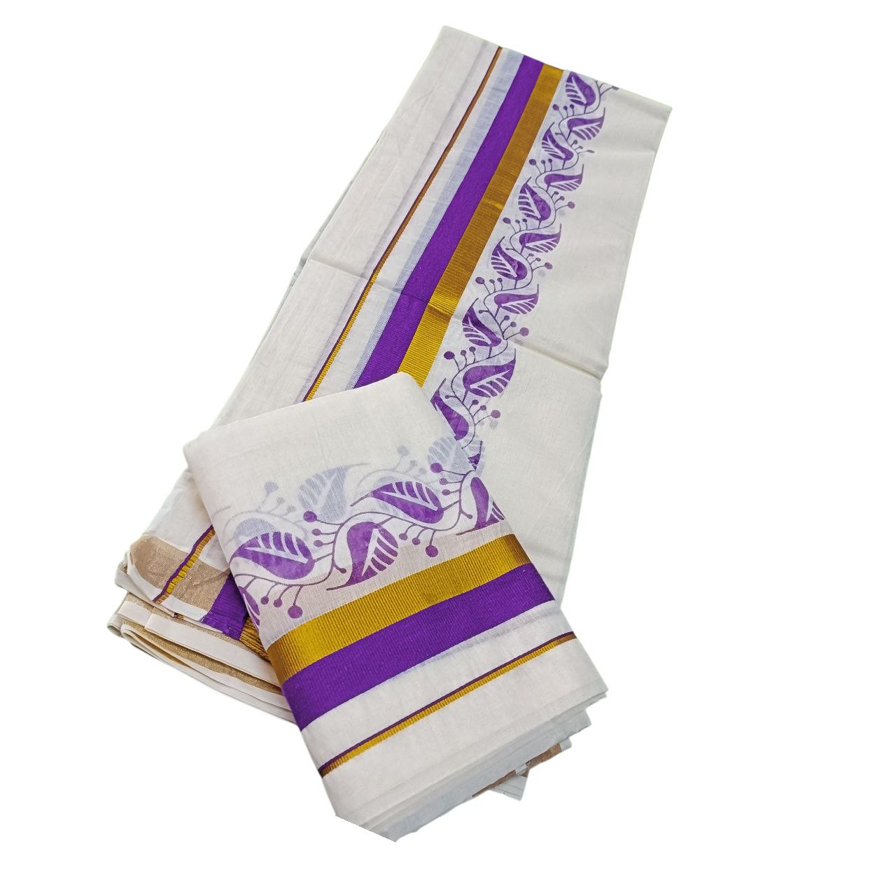 Kerala Traditional Cotton Setmundu