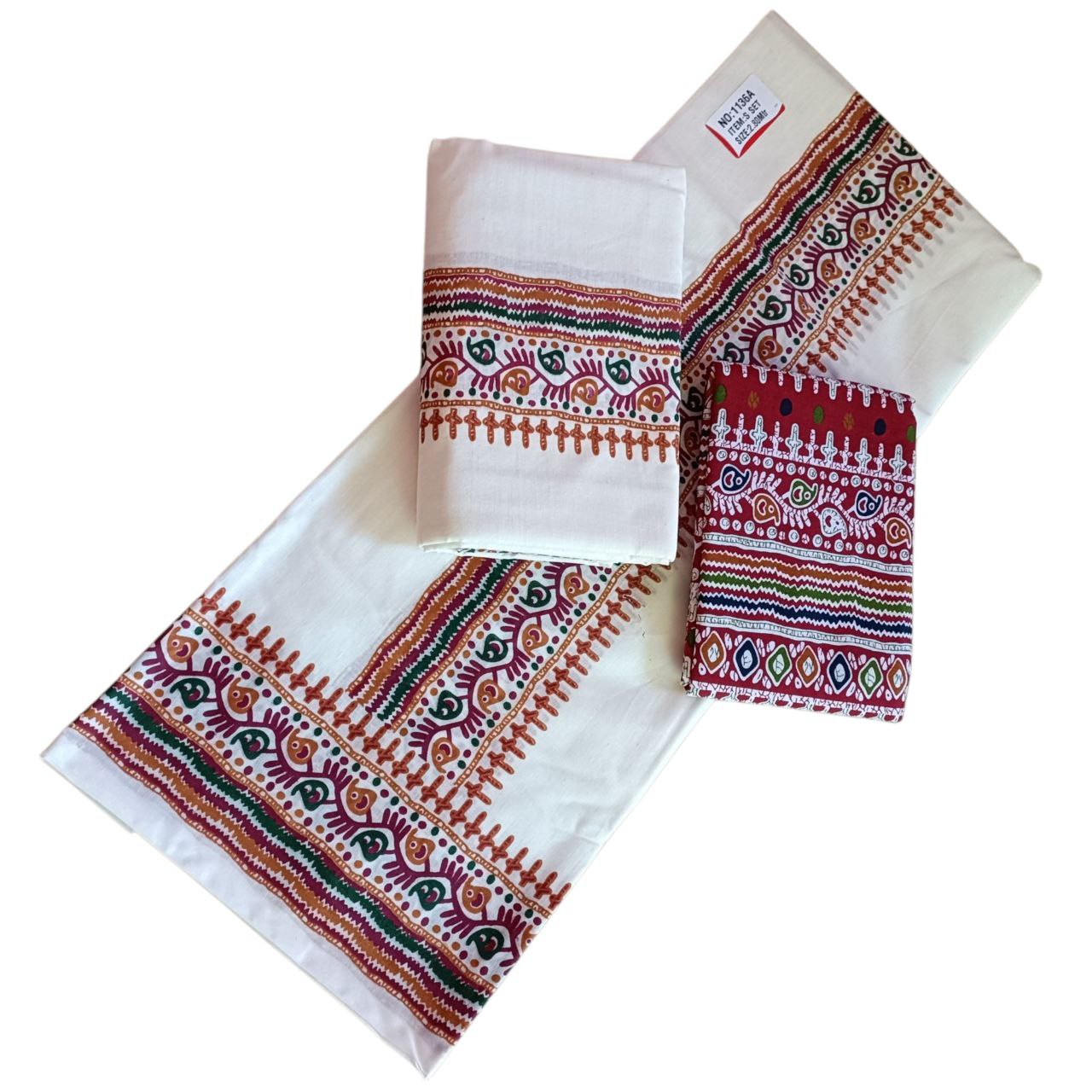 Kerala Traditional Cotton Setmundu