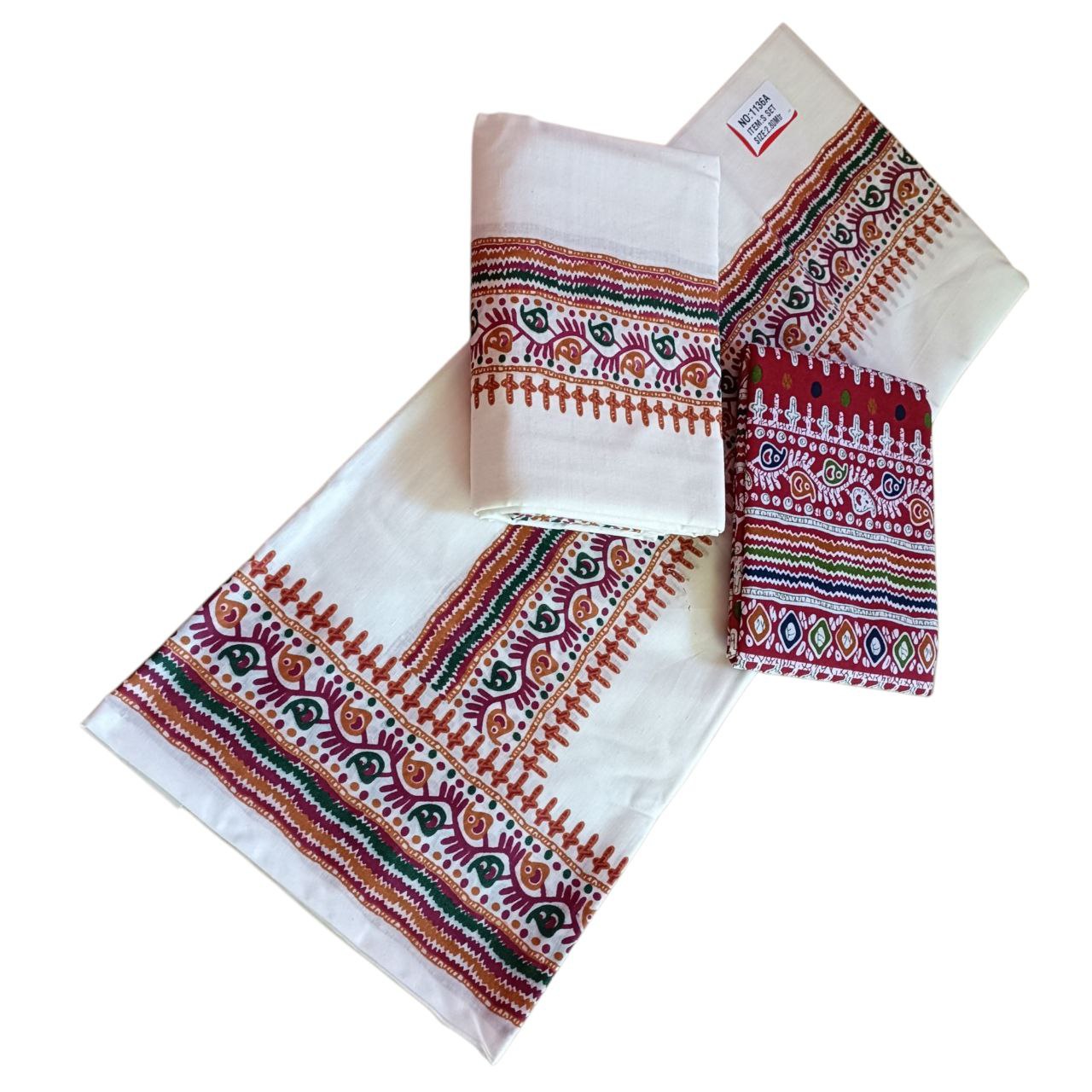 Kerala Traditional Cotton Setmundu