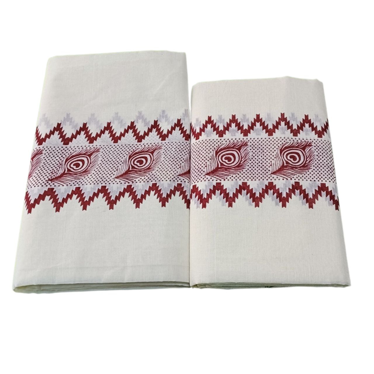 Womens Kerala Traditional Kuthampully Set mundu