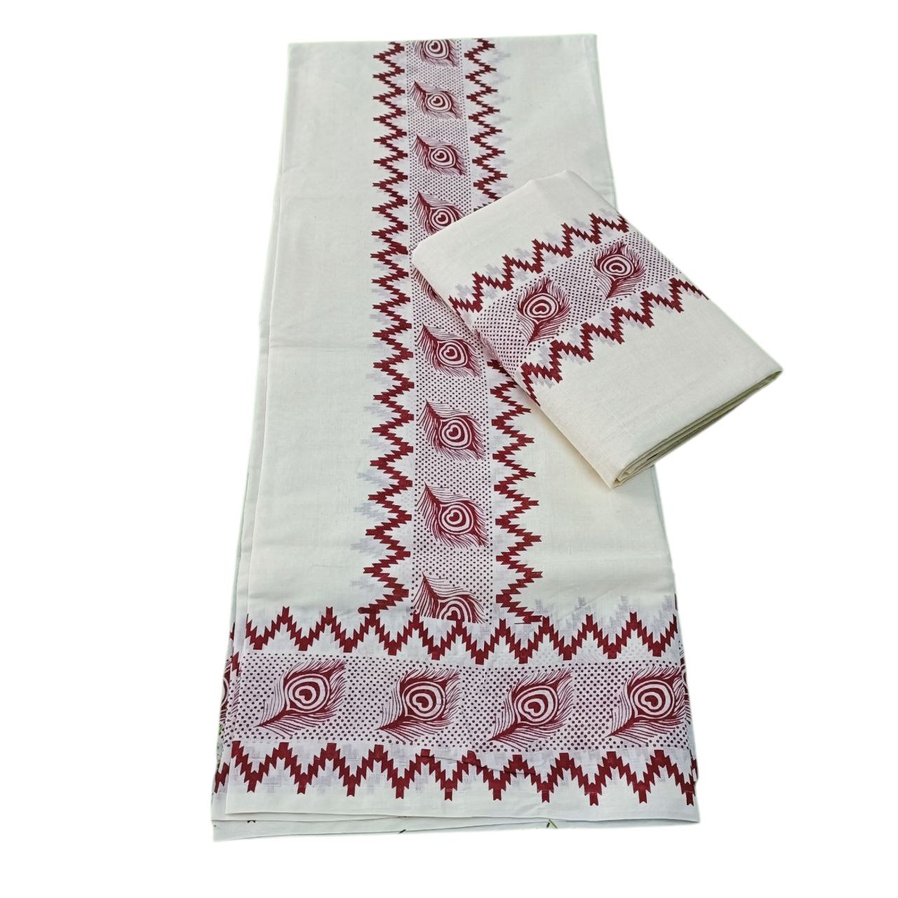 Womens Kerala Traditional Kuthampully Set mundu