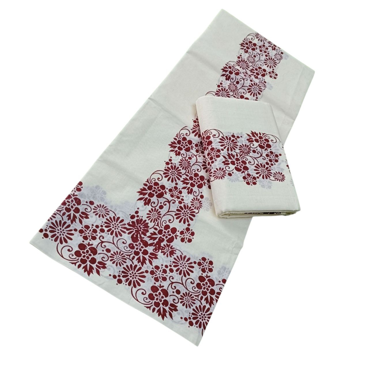 Womens Kerala Traditional Kuthampully Set mundu