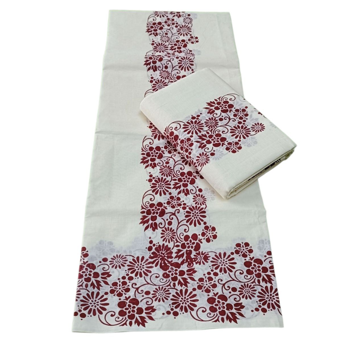 Womens Kerala Traditional Kuthampully Set mundu