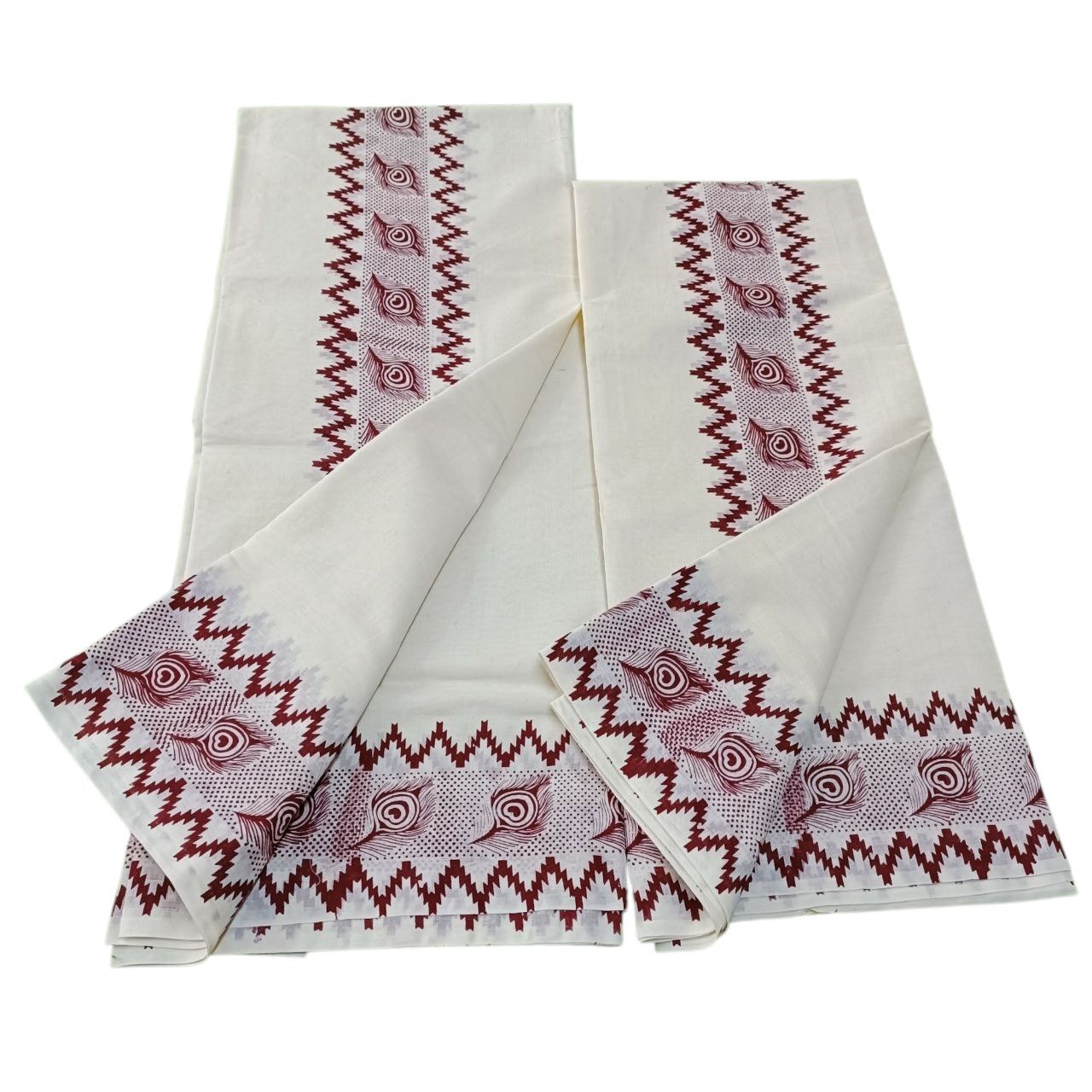 Womens Kerala Traditional Kuthampully Set mundu