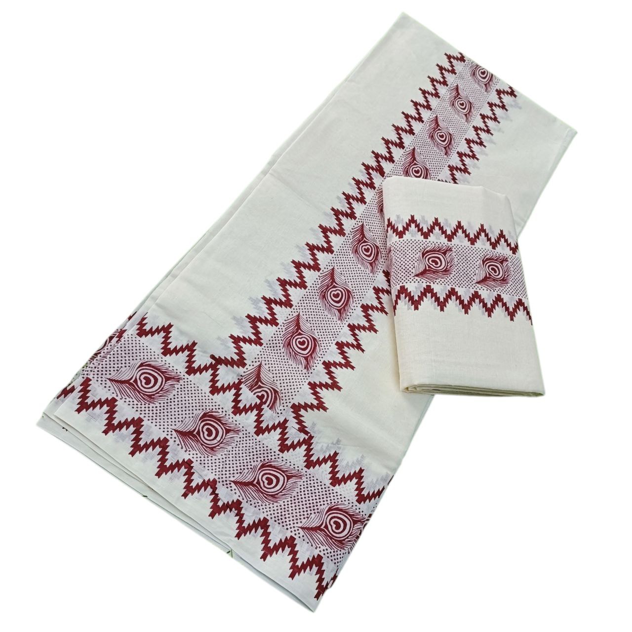 Womens Kerala Traditional Kuthampully Set mundu