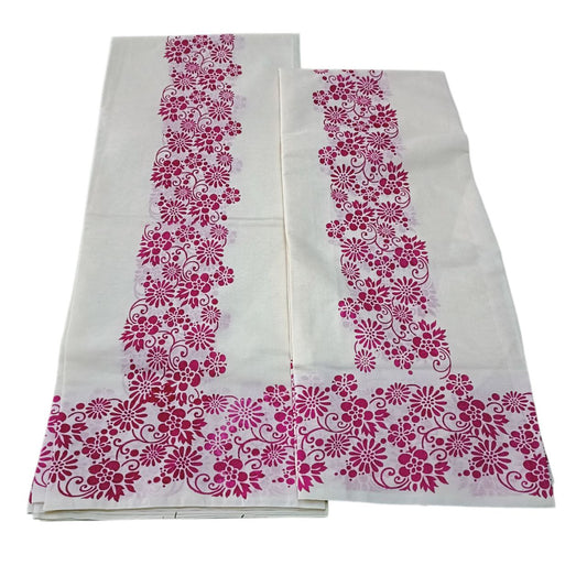 Womens Kerala Traditional Kuthampully Set mundu