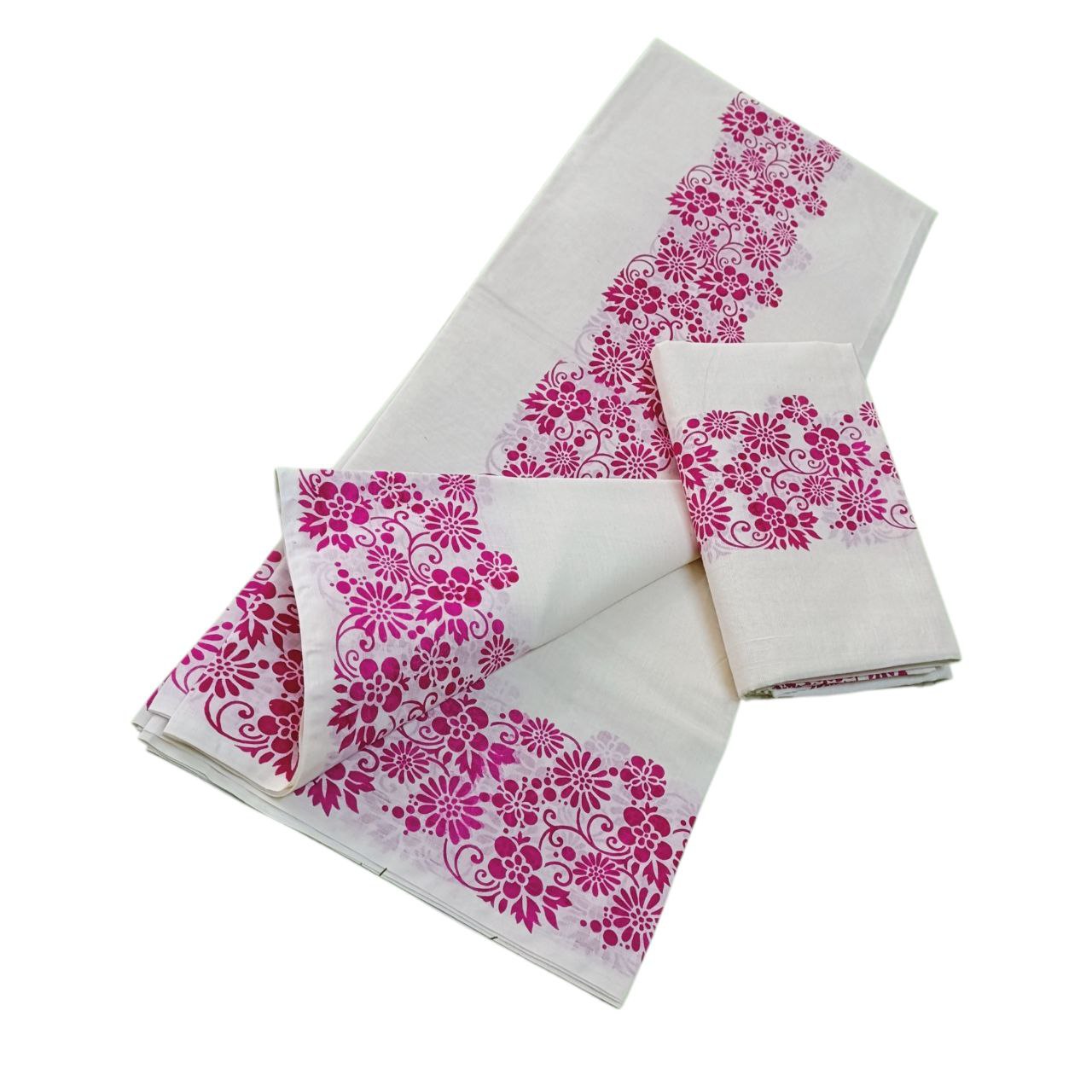 Womens Kerala Traditional Kuthampully Set mundu