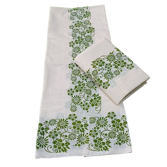 Womens Kerala Traditional Kuthampully Set mundu