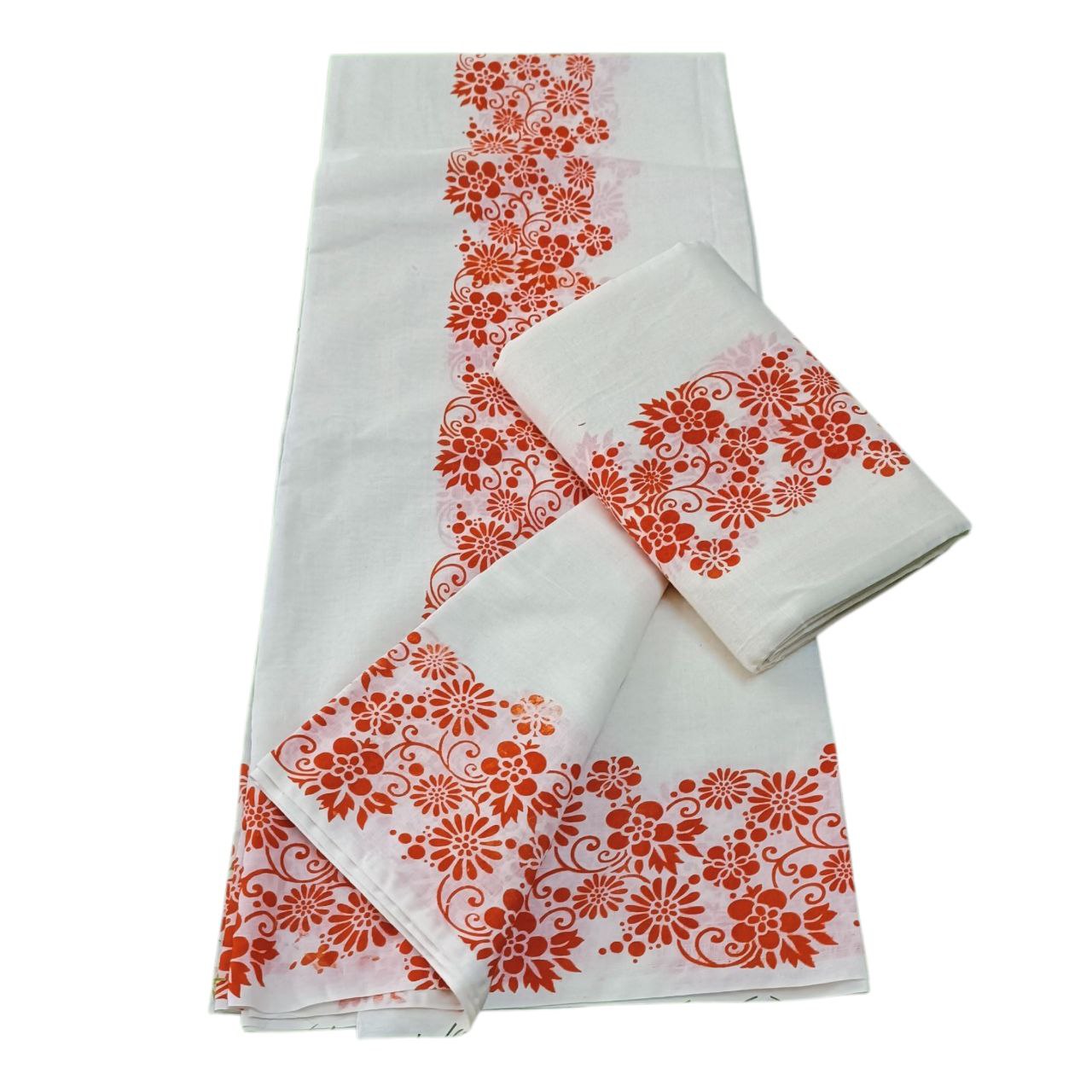 Womens Kerala Traditional Kuthampully Set mundu