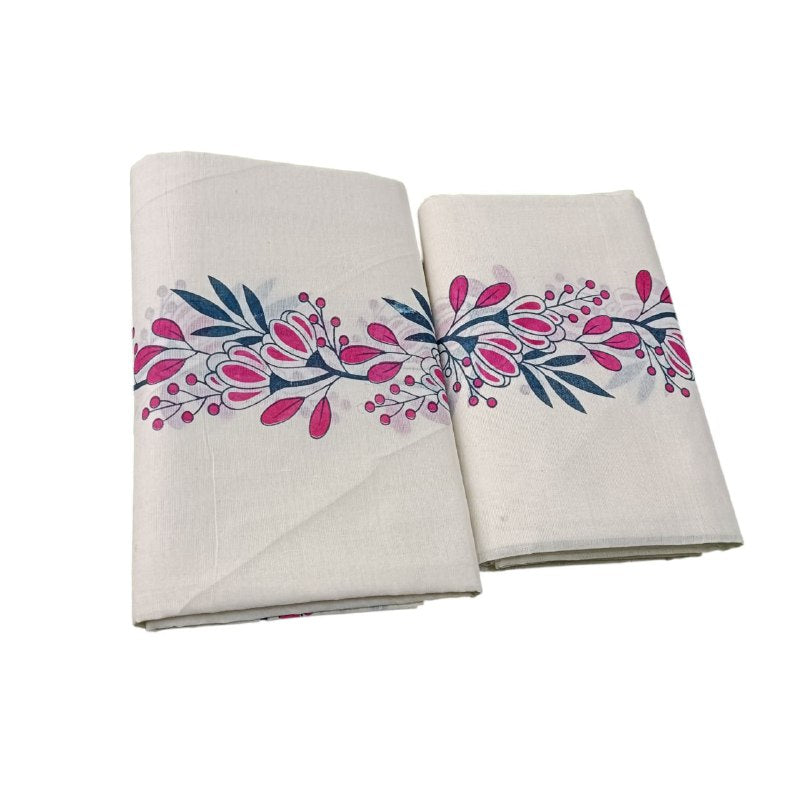 Womens Kerala Traditional Kuthampully Set mundu