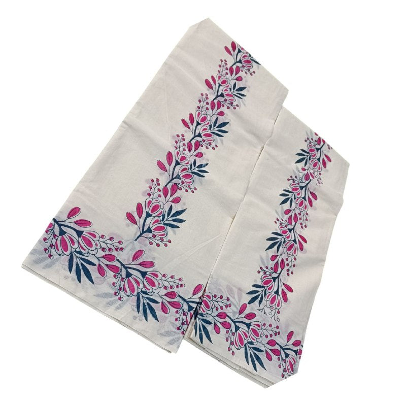 Womens Kerala Traditional Kuthampully Set mundu