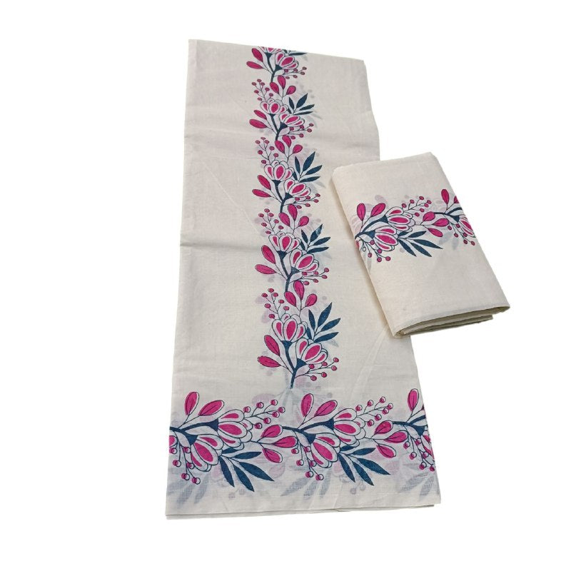 Womens Kerala Traditional Kuthampully Set mundu