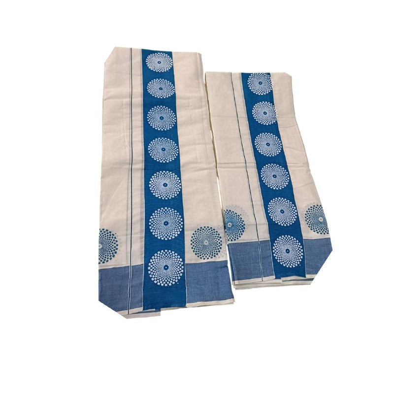 Womens Kerala Traditional Kuthampully Set mundu