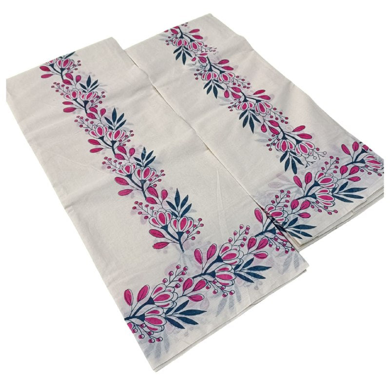 Womens Kerala Traditional Kuthampully Set mundu