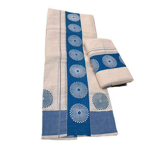 Womens Kerala Traditional Kuthampully Set mundu