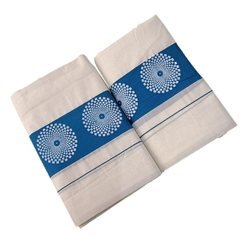 Womens Kerala Traditional Kuthampully Set mundu