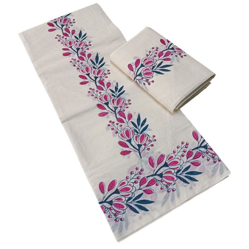 Womens Kerala Traditional Kuthampully Set mundu