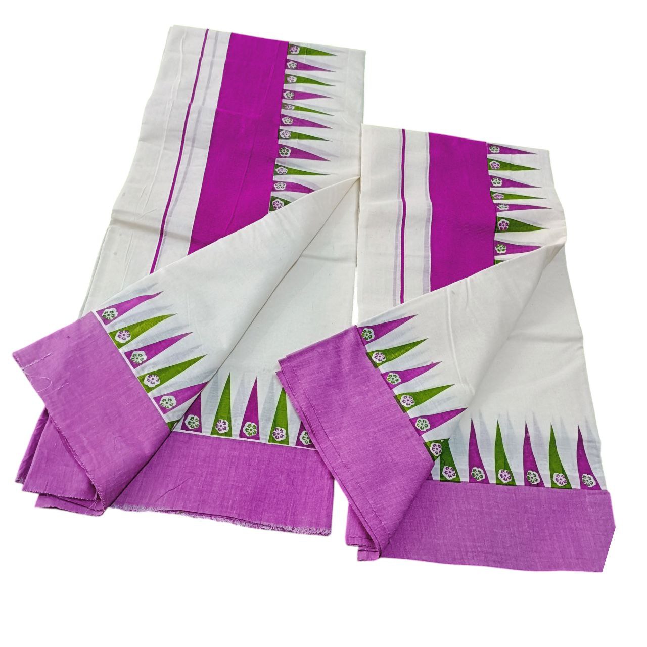 Womens Kerala Traditional Kuthampully Set mundu