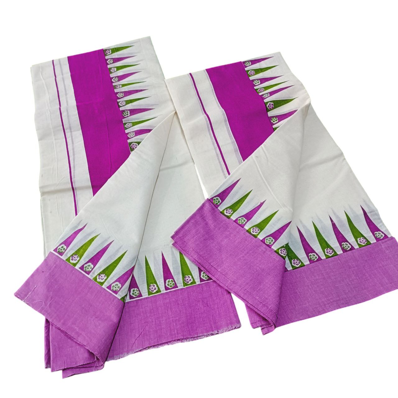 Womens Kerala Traditional Kuthampully Set mundu