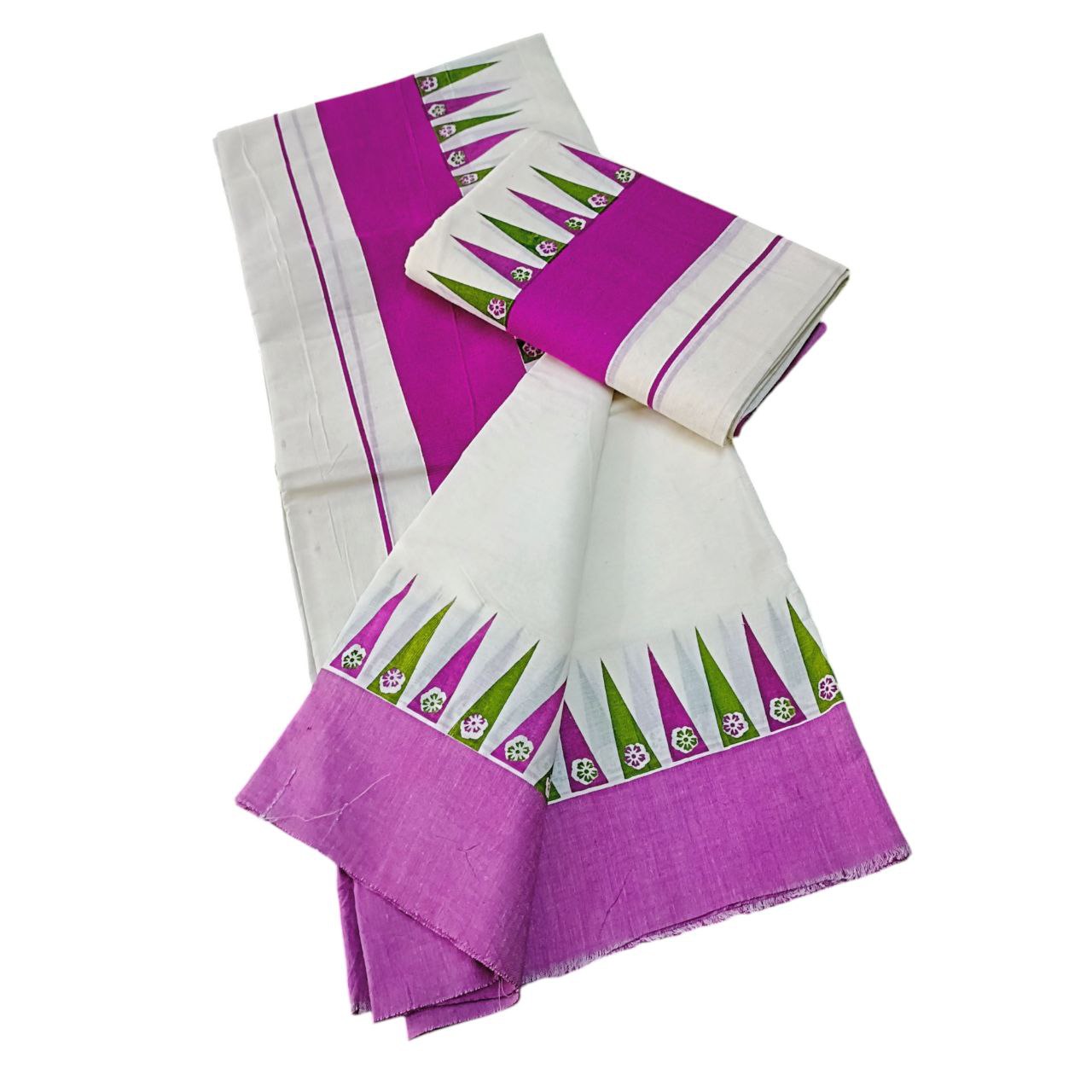 Womens Kerala Traditional Kuthampully Set mundu