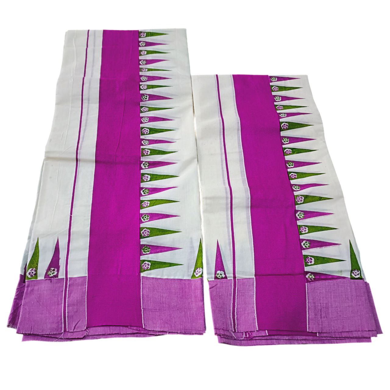 Womens Kerala Traditional Kuthampully Set mundu