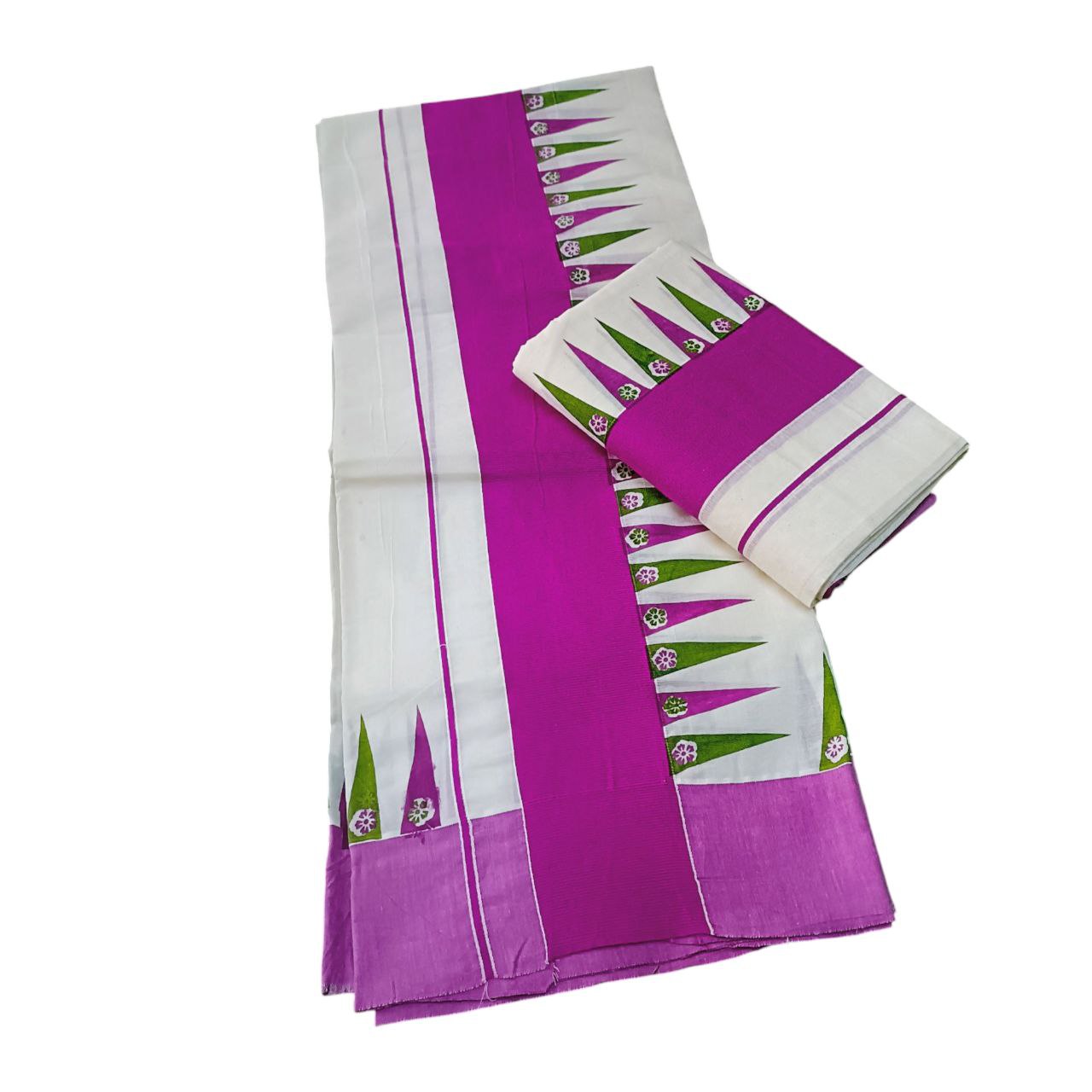 Womens Kerala Traditional Kuthampully Set mundu