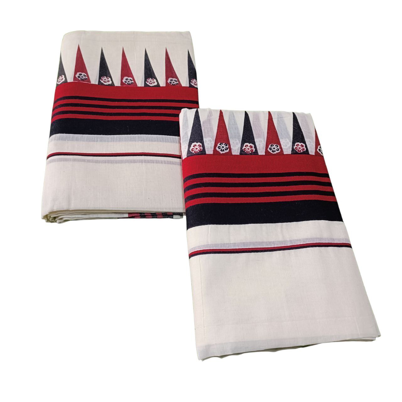 Kerala Traditional Kuthampully Cotton Setmundu