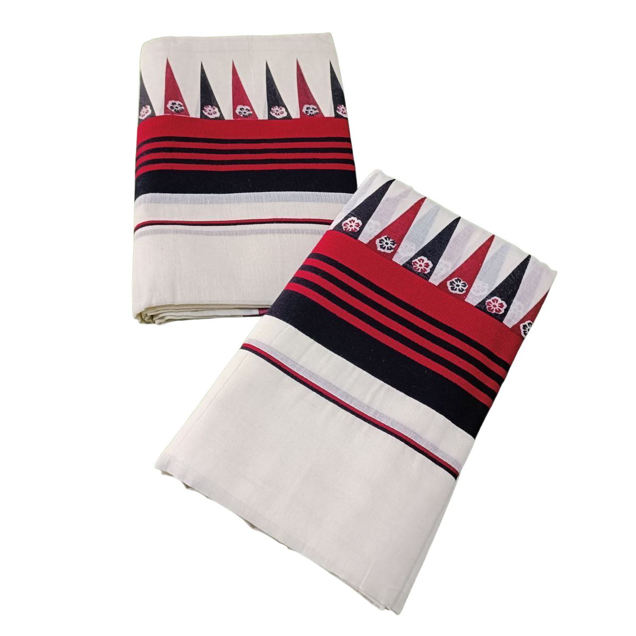 Kerala Traditional Kuthampully Cotton Setmundu