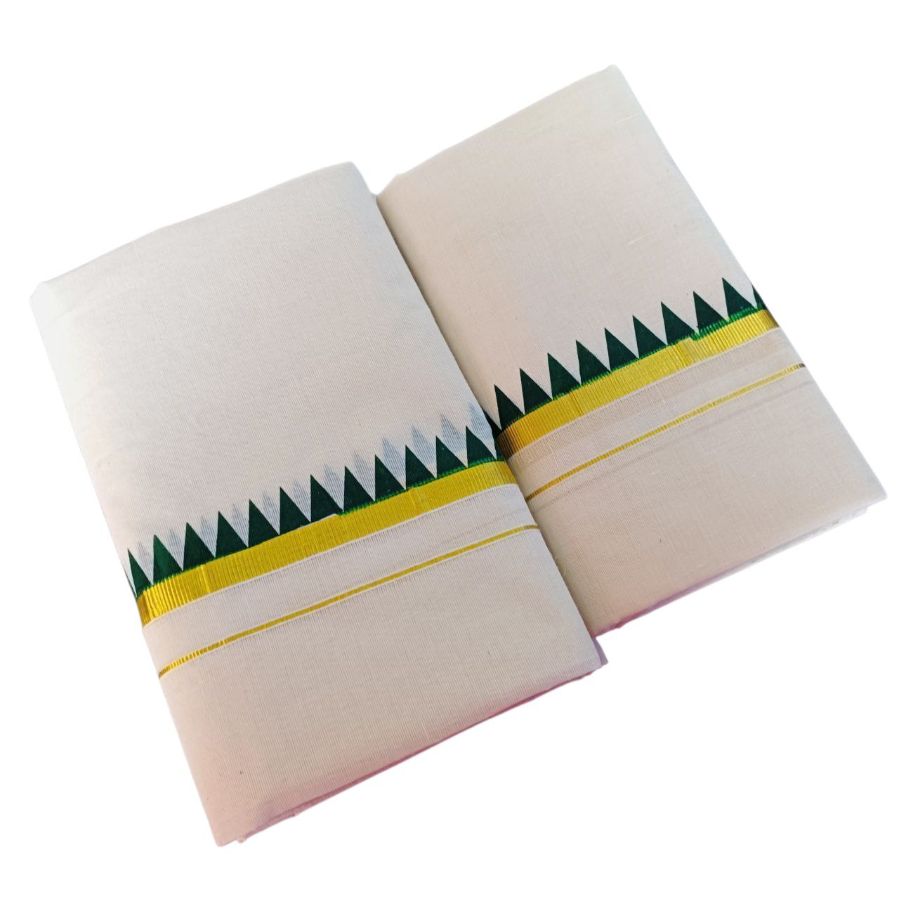 Kerala Traditional Kuthampully Cotton Setmundu