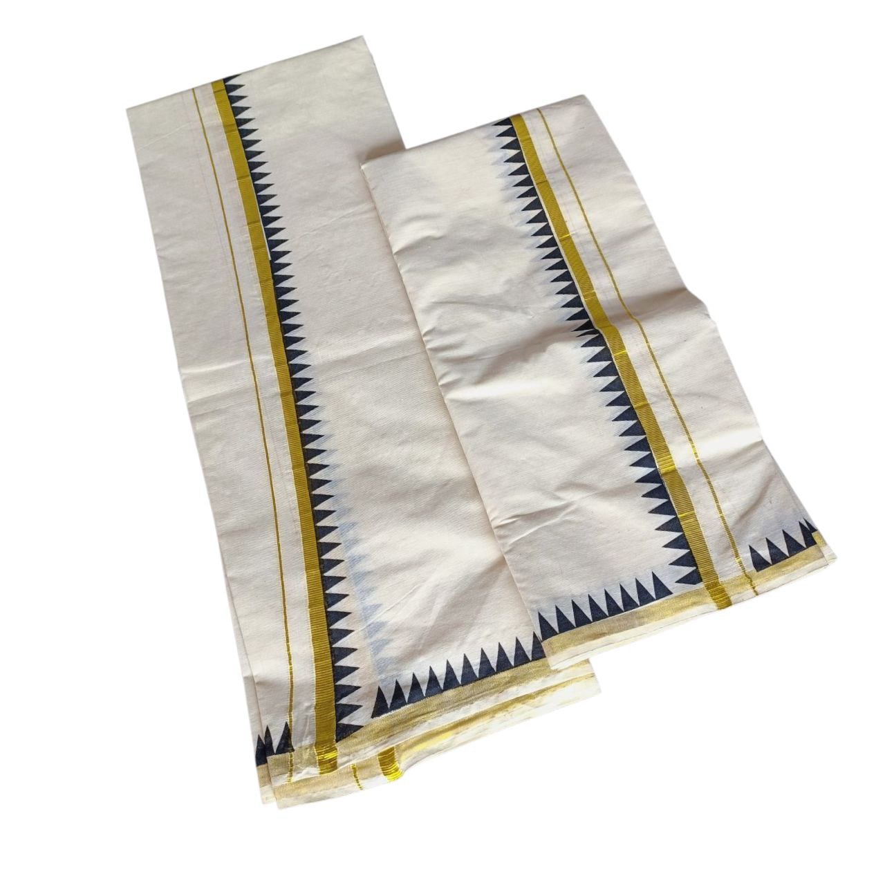 Kerala Traditional Kuthampully Setmundu for women's