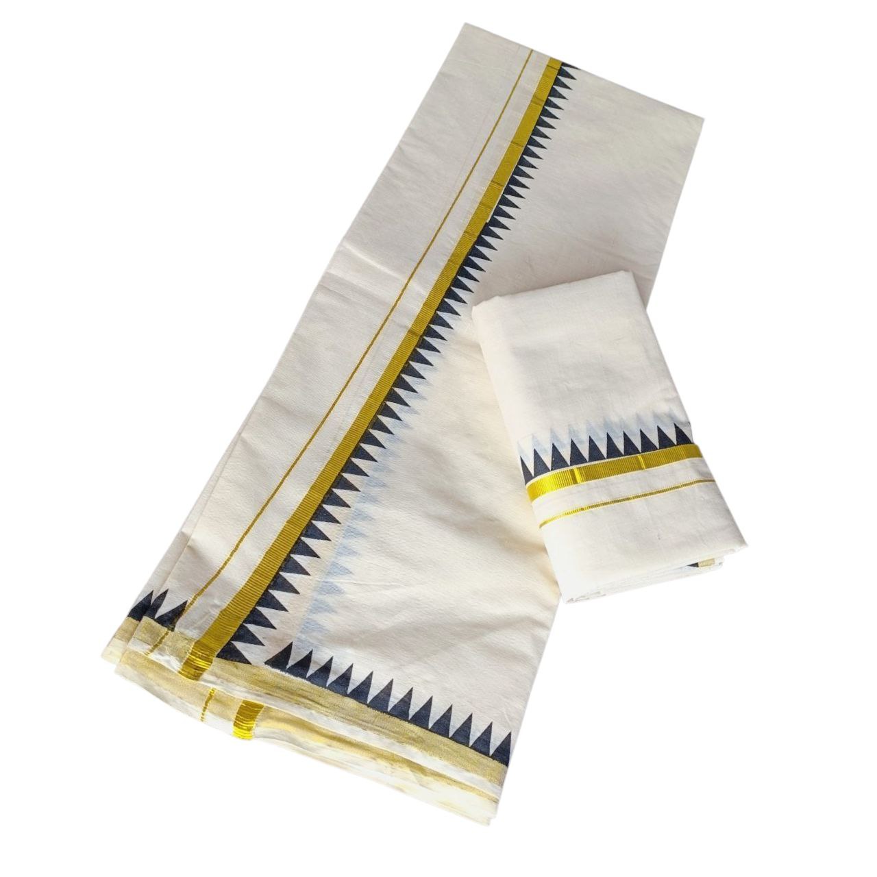 Kerala Traditional Kuthampully Setmundu for women's