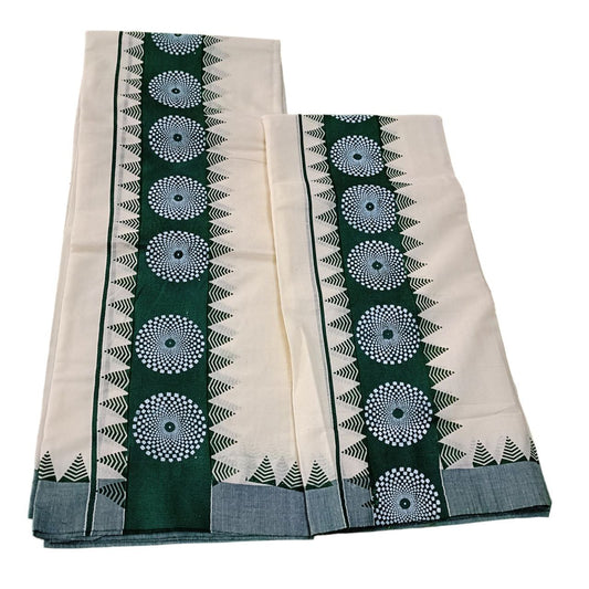 Womens Kerala Traditional Kuthampully Set mundu