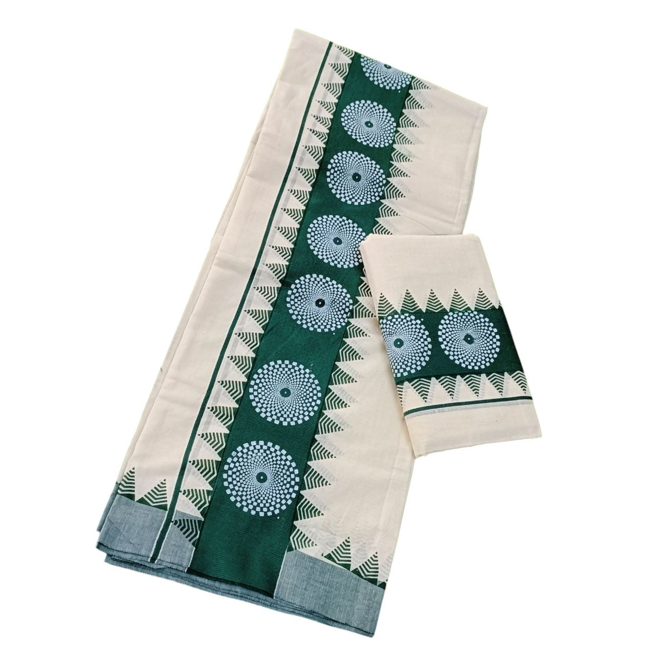 Womens Kerala Traditional Kuthampully Set mundu