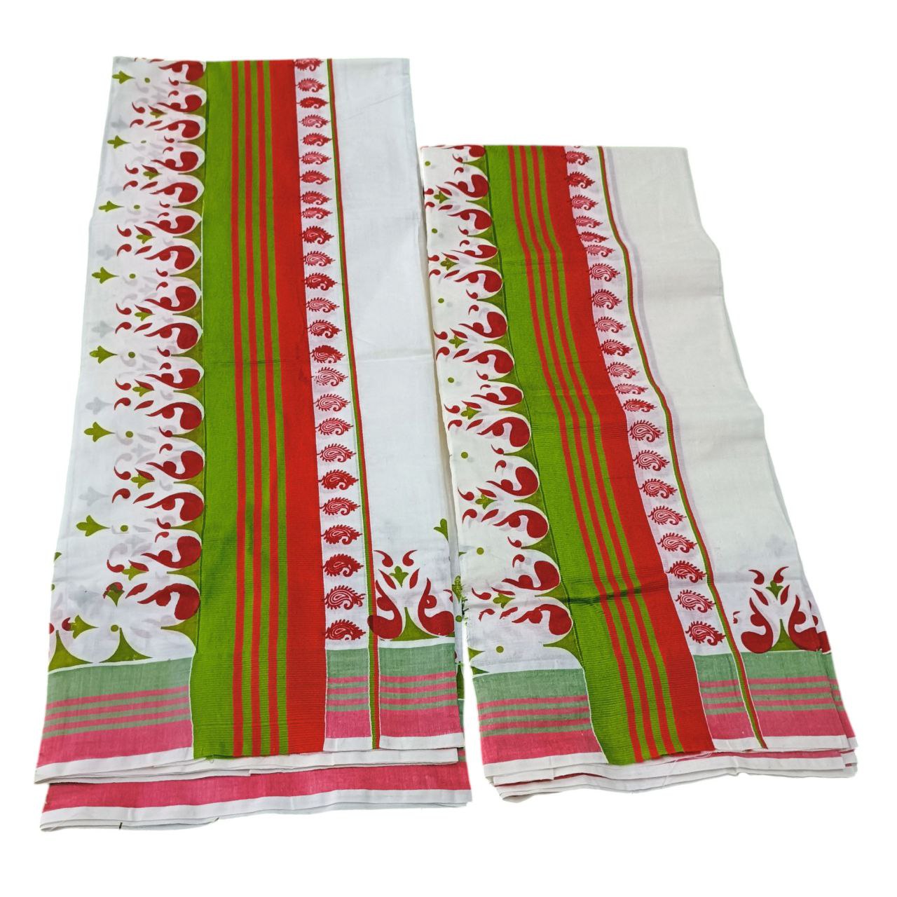 Womens Kerala Traditional Kuthampully Set mundu