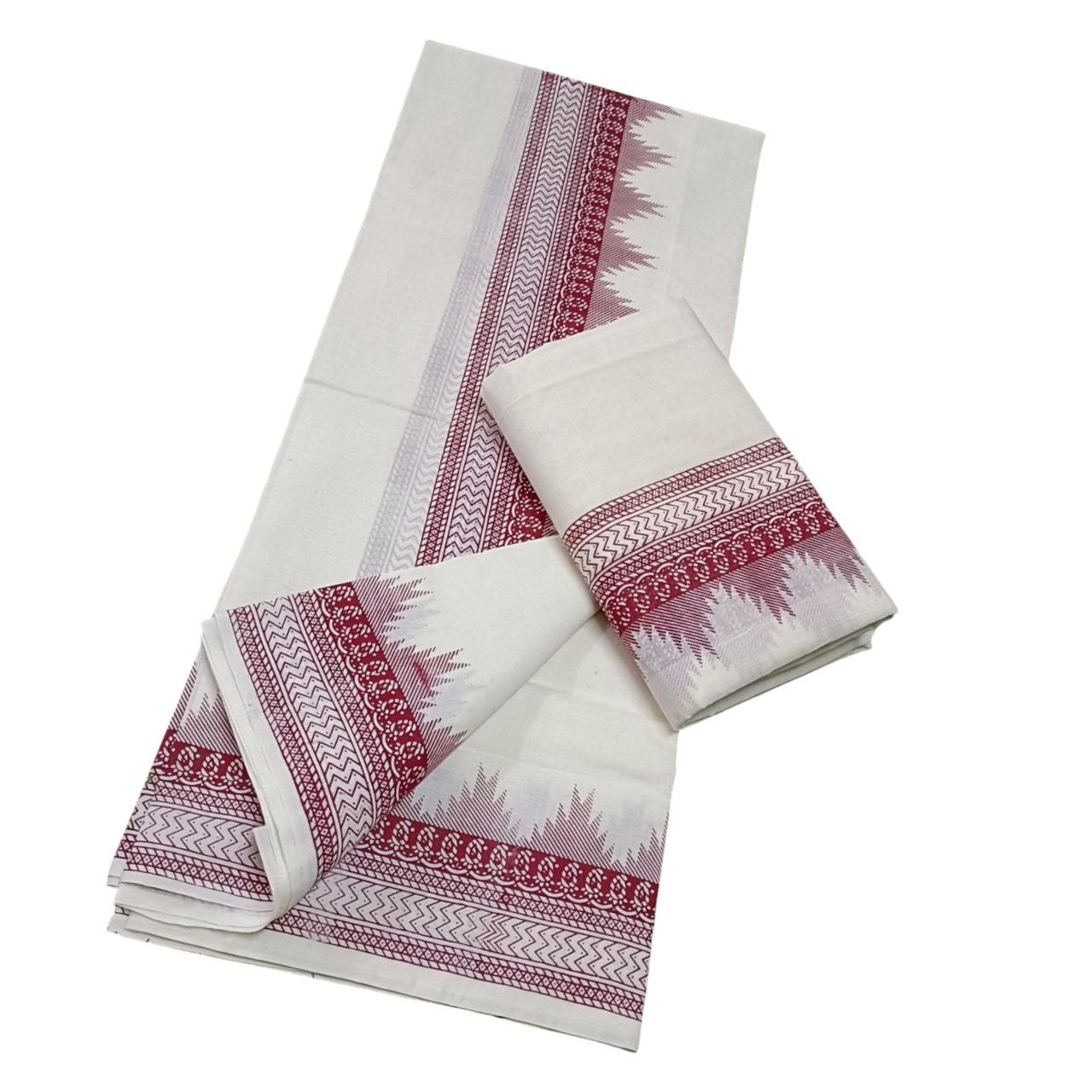 Womens Kerala Traditional Kuthampully Set mundu