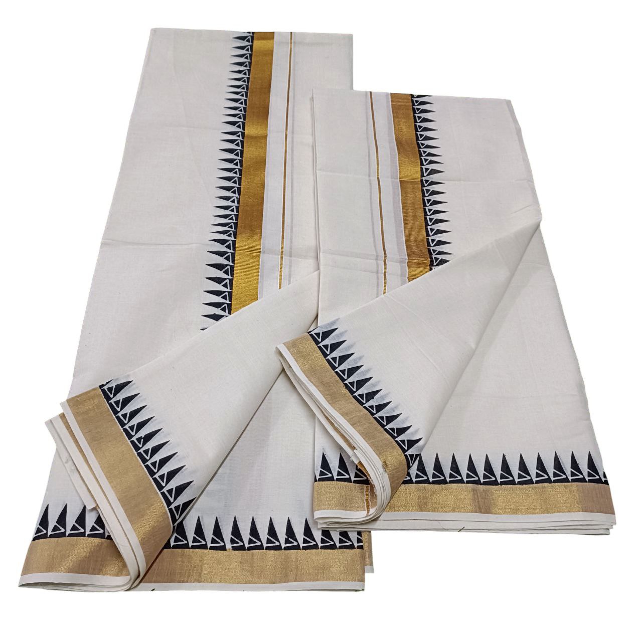 Womens Kerala Traditional Kuthampully Set mundu