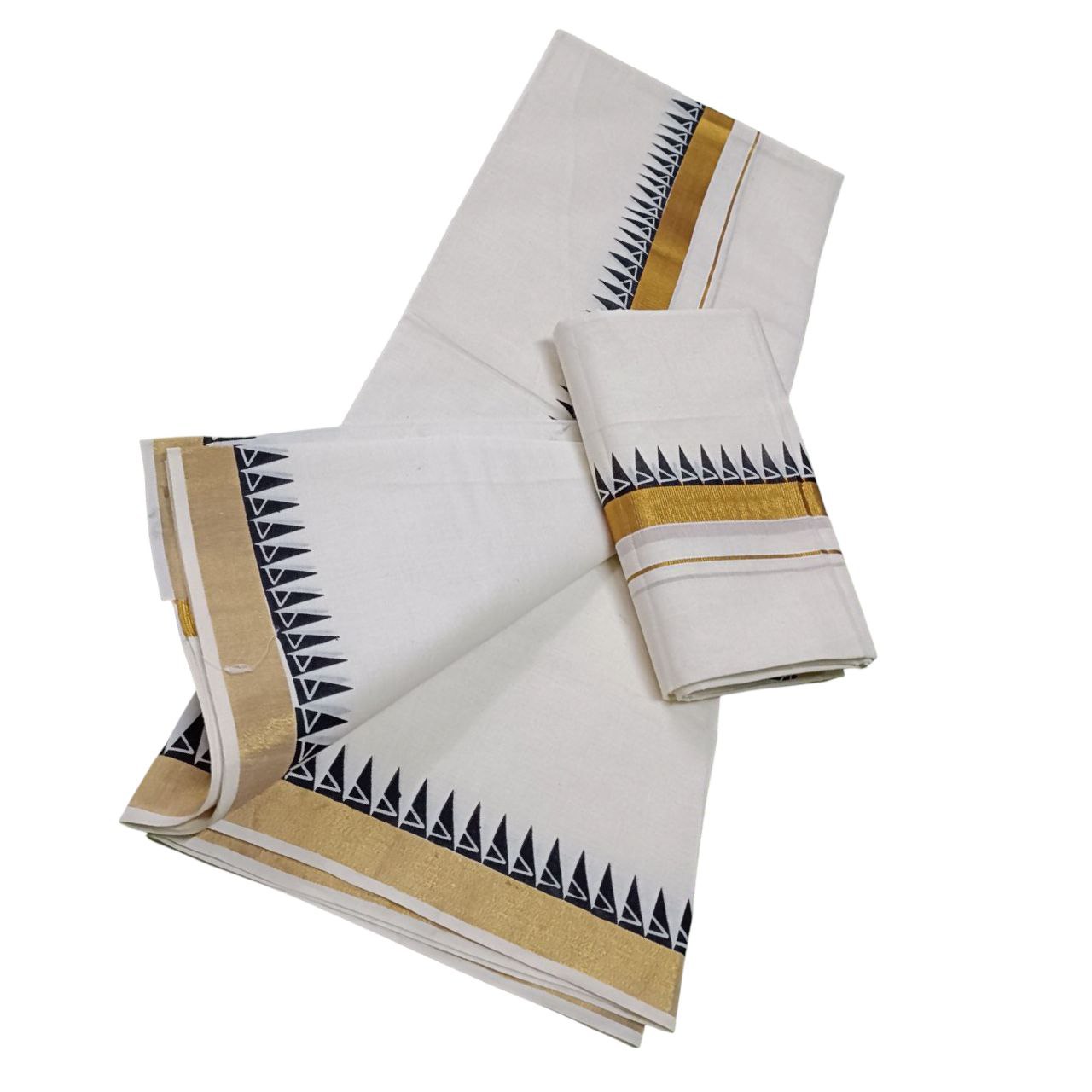 Womens Kerala Traditional Kuthampully Set mundu