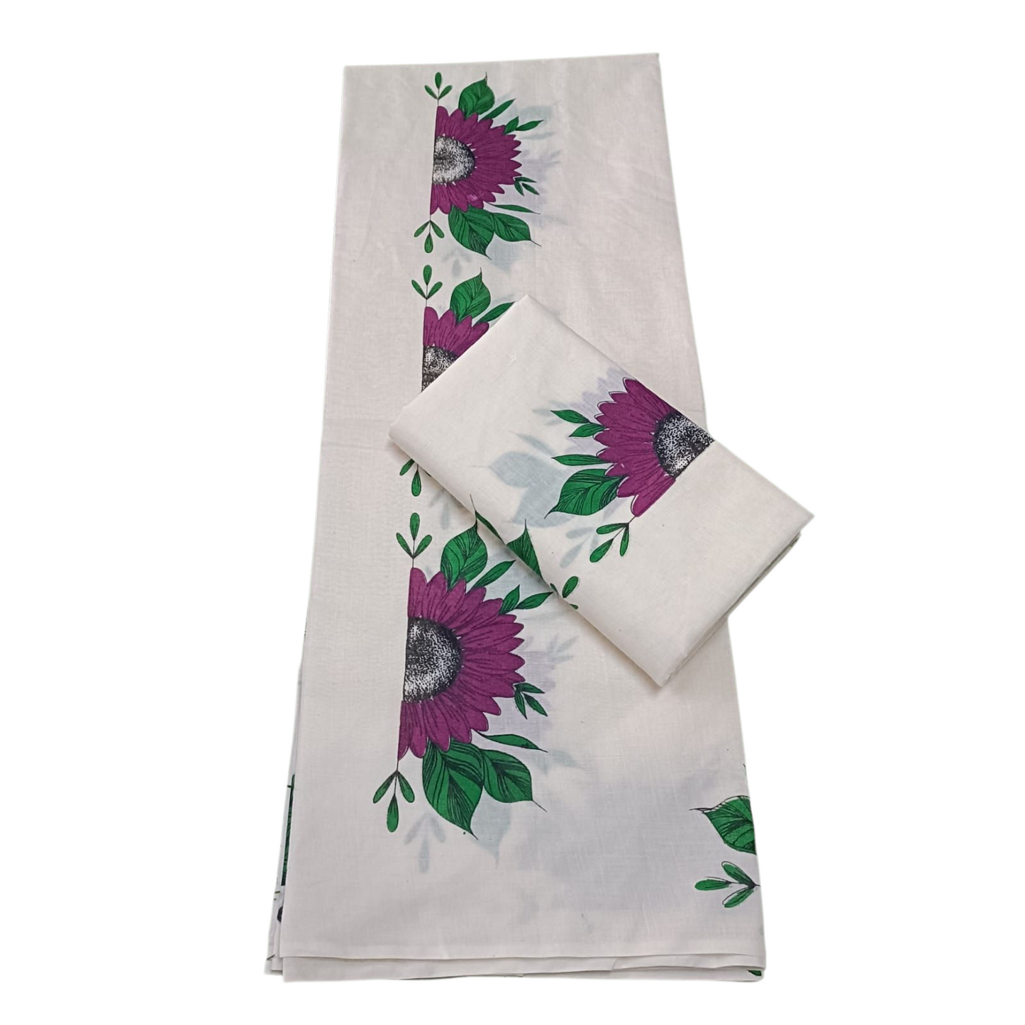 Sunflower printed setmund and setsaree