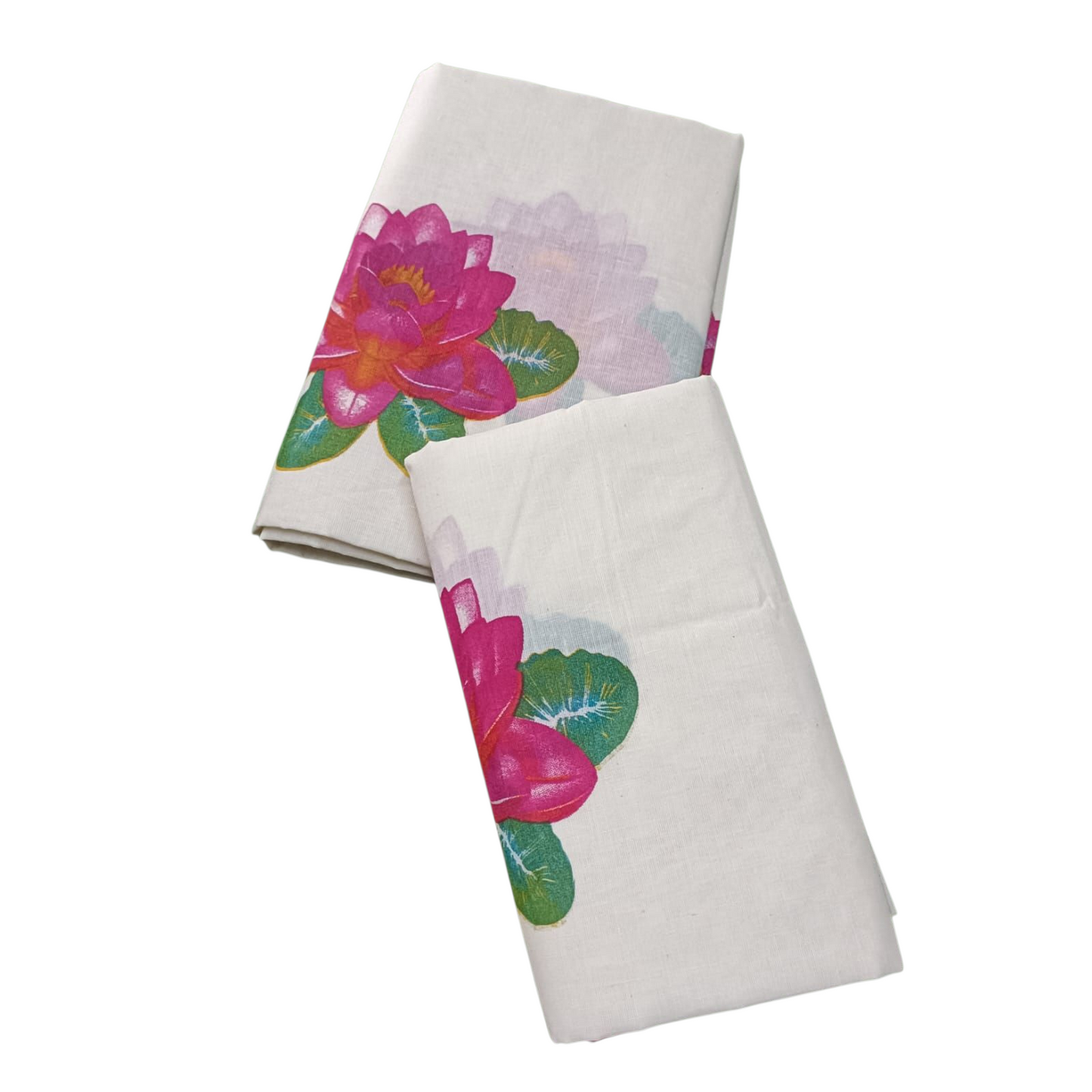 Lotus printed setmund