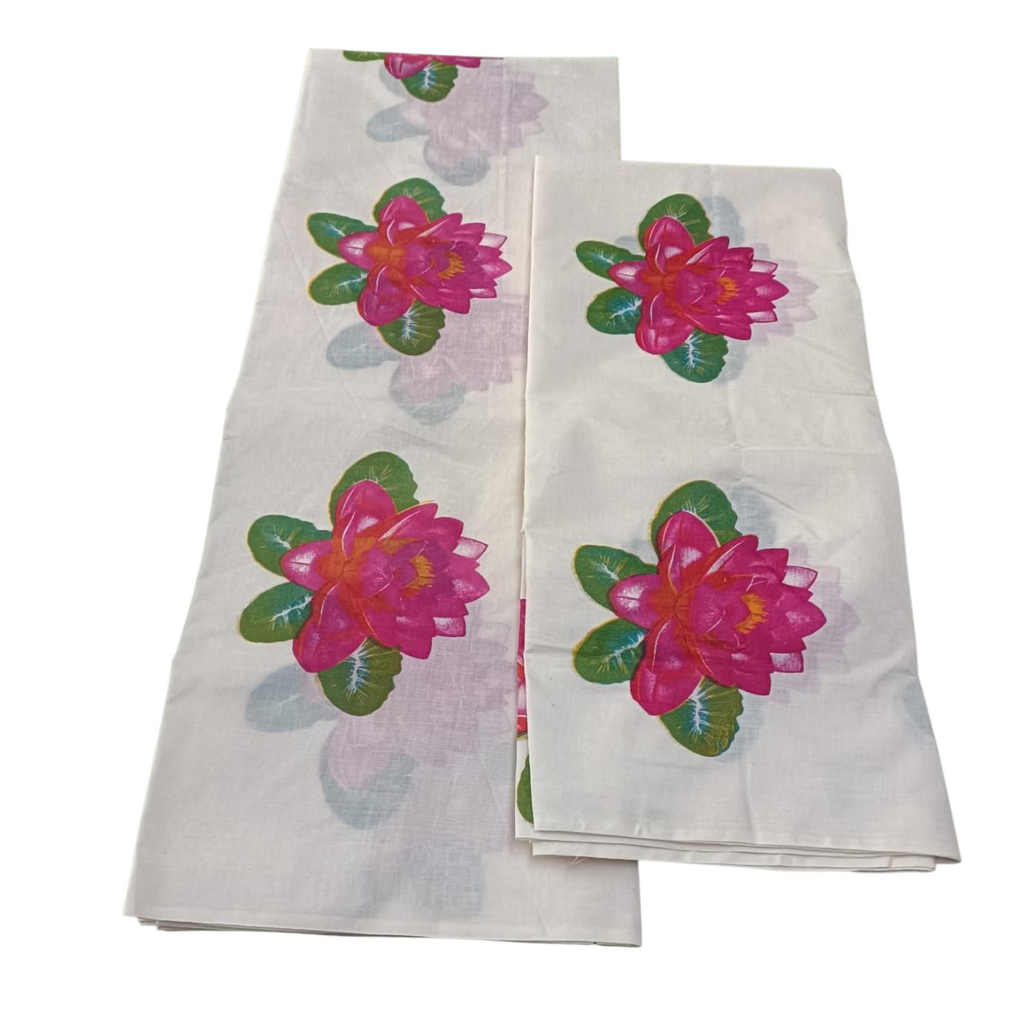 Lotus printed setmund