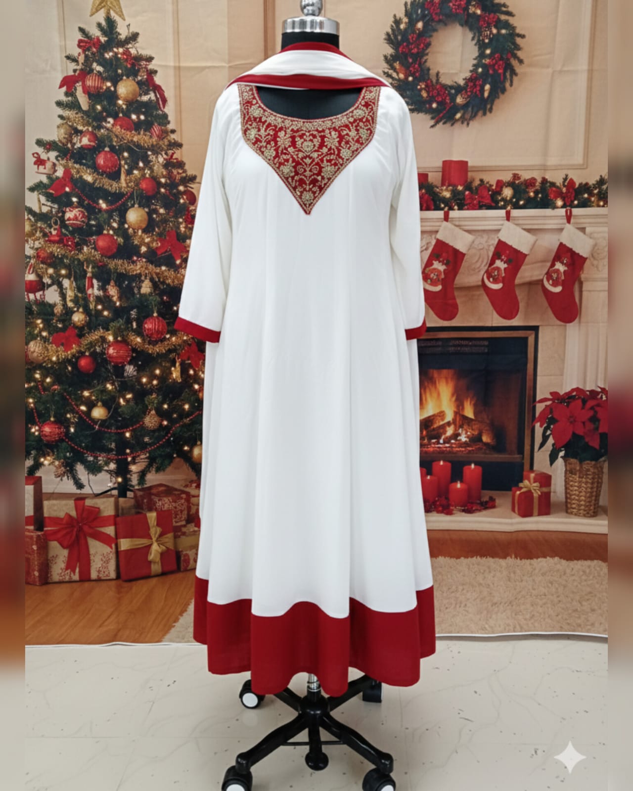 Georgette Handworked Panel Cut Anarkali [MCAN05]