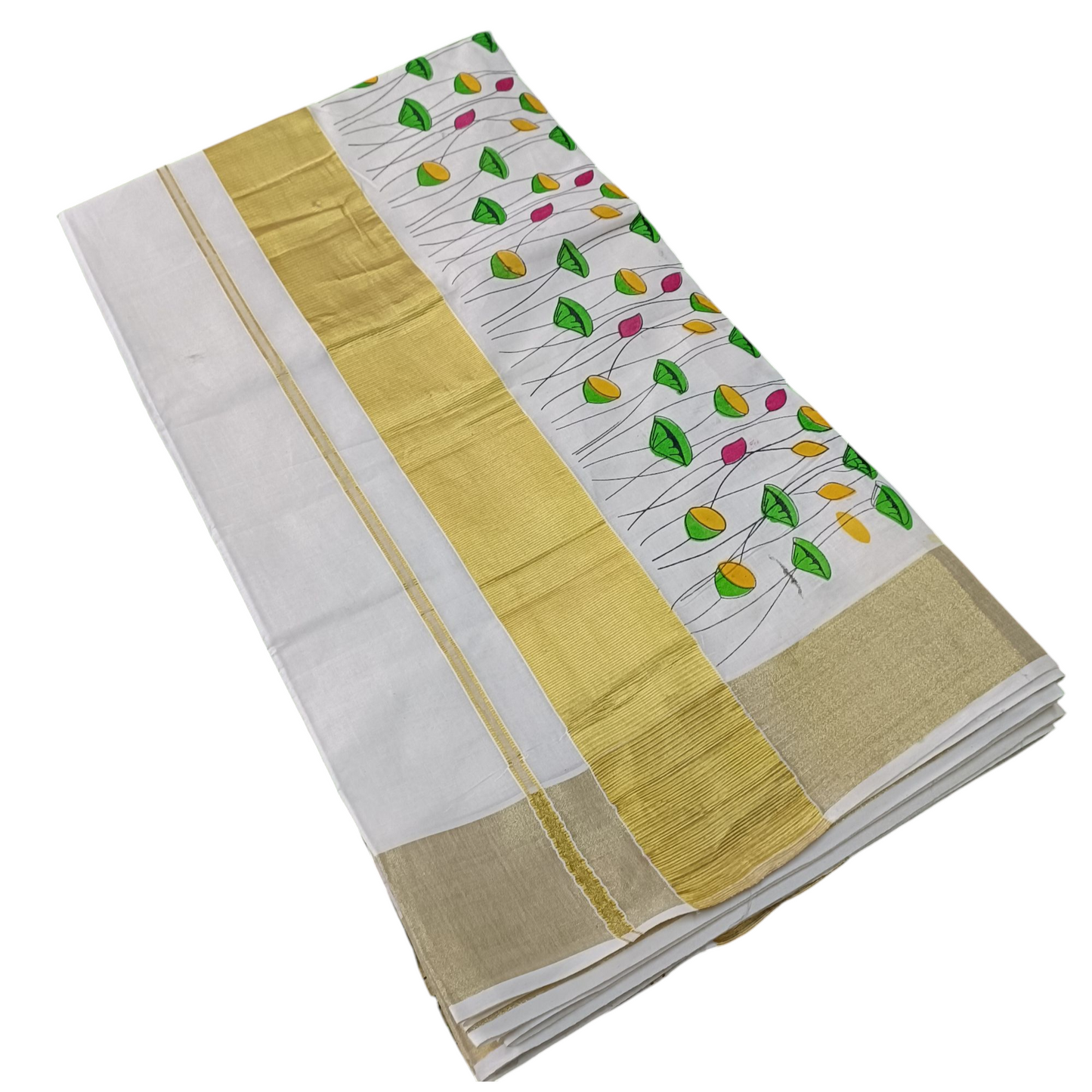 Womens Kerala Traditional Kuthampully Saree