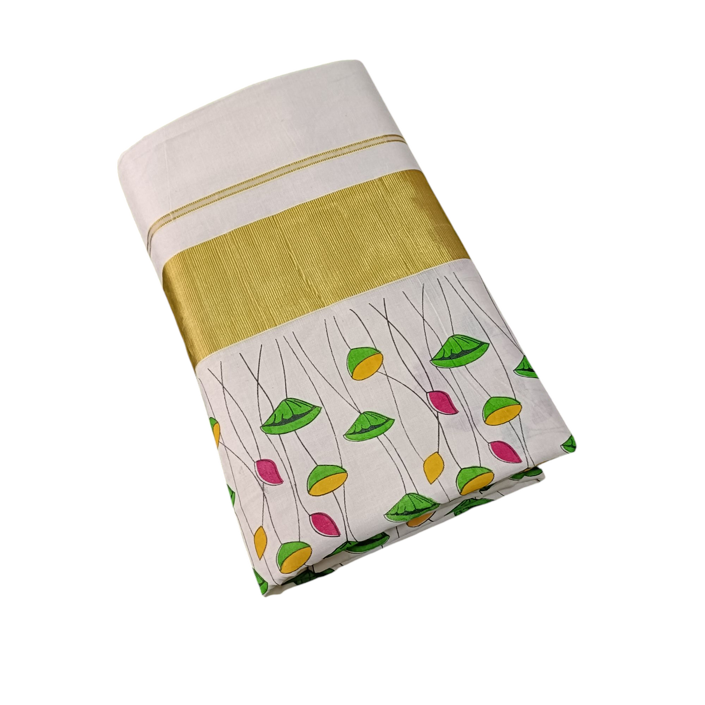 Womens Kerala Traditional Kuthampully Saree