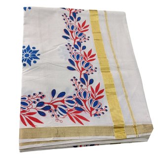 Womens Kerala Traditional Kuthampully Saree