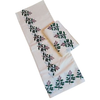 Womens Kerala Traditional Kuthampully Thulasi kathir Set mundu