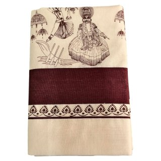 Womens Kerala Traditional Kuthampully Saree