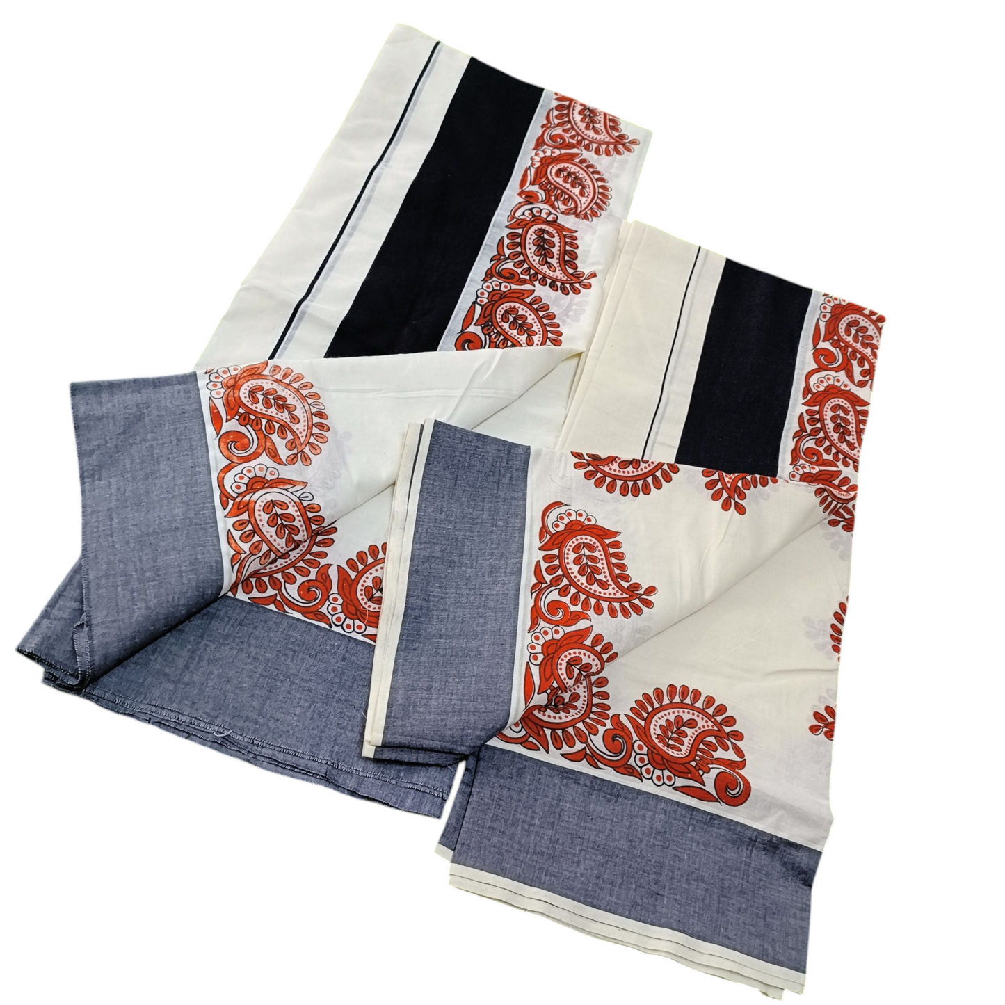 Womens Kerala Traditional Kuthampully Set mundu